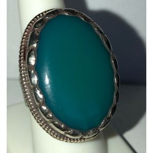Tibetan AAA Amazonite Gemstone in Sterling & Other Silver Metals Ring
